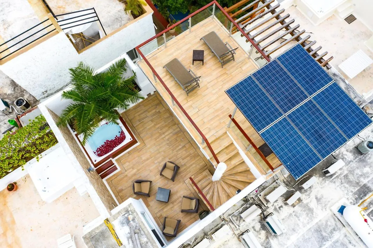 Penthouse Holiday Playa Del Carmen At Mamitas Beach Lägenhet